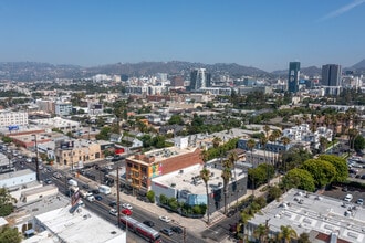 6151-6159 Santa Monica Blvd, Los Angeles, CA - AERIAL  map view