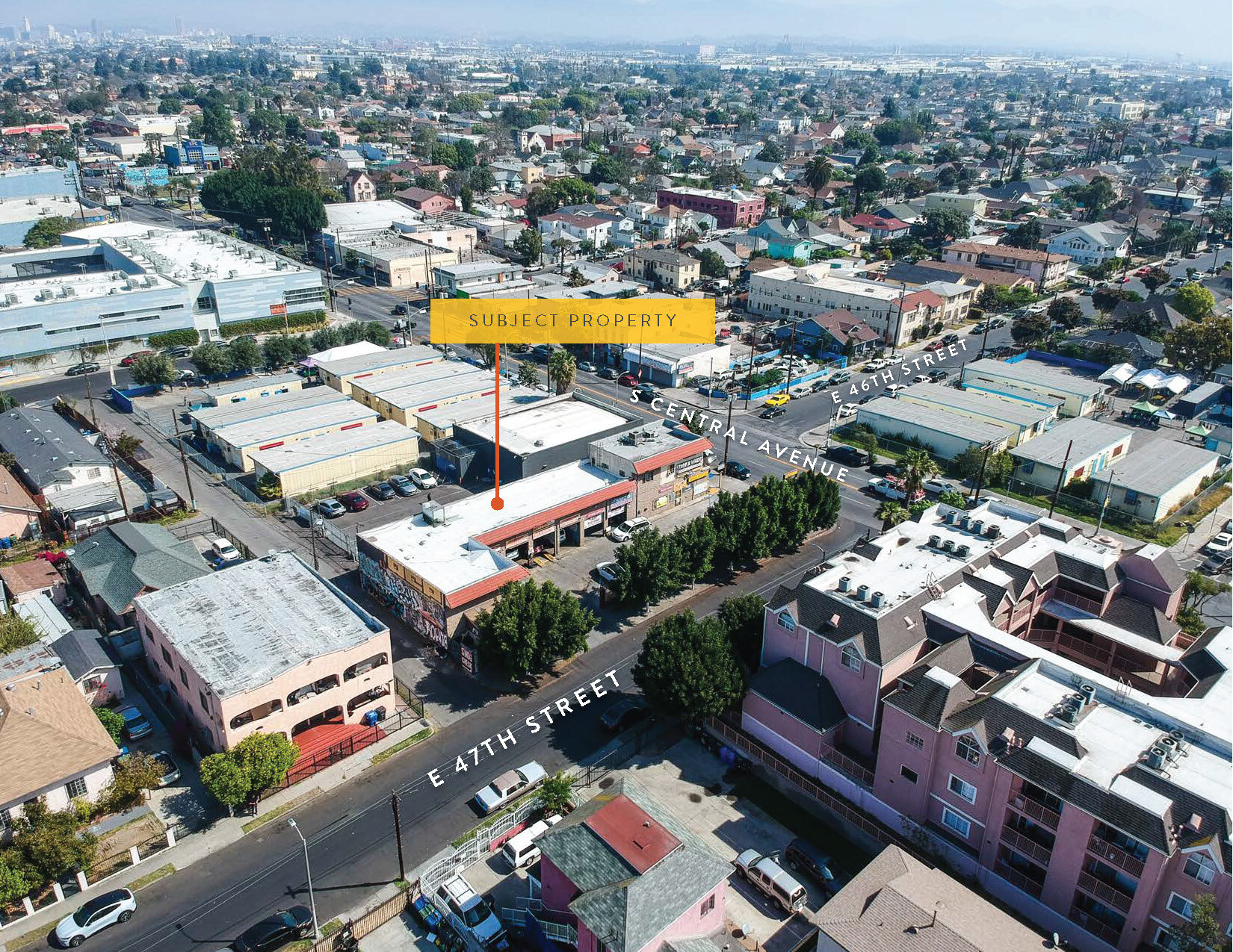 4625 S Central Ave, Los Angeles, CA for sale Aerial- Image 1 of 1