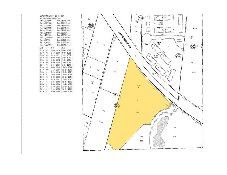 95 W Algonquin Rd, Arlington Heights, IL for sale - Plat Map - Image 1 of 1