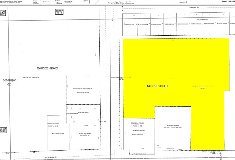 1455 Buckingham Rd, Richardson, TX for sale Plat Map- Image 1 of 1