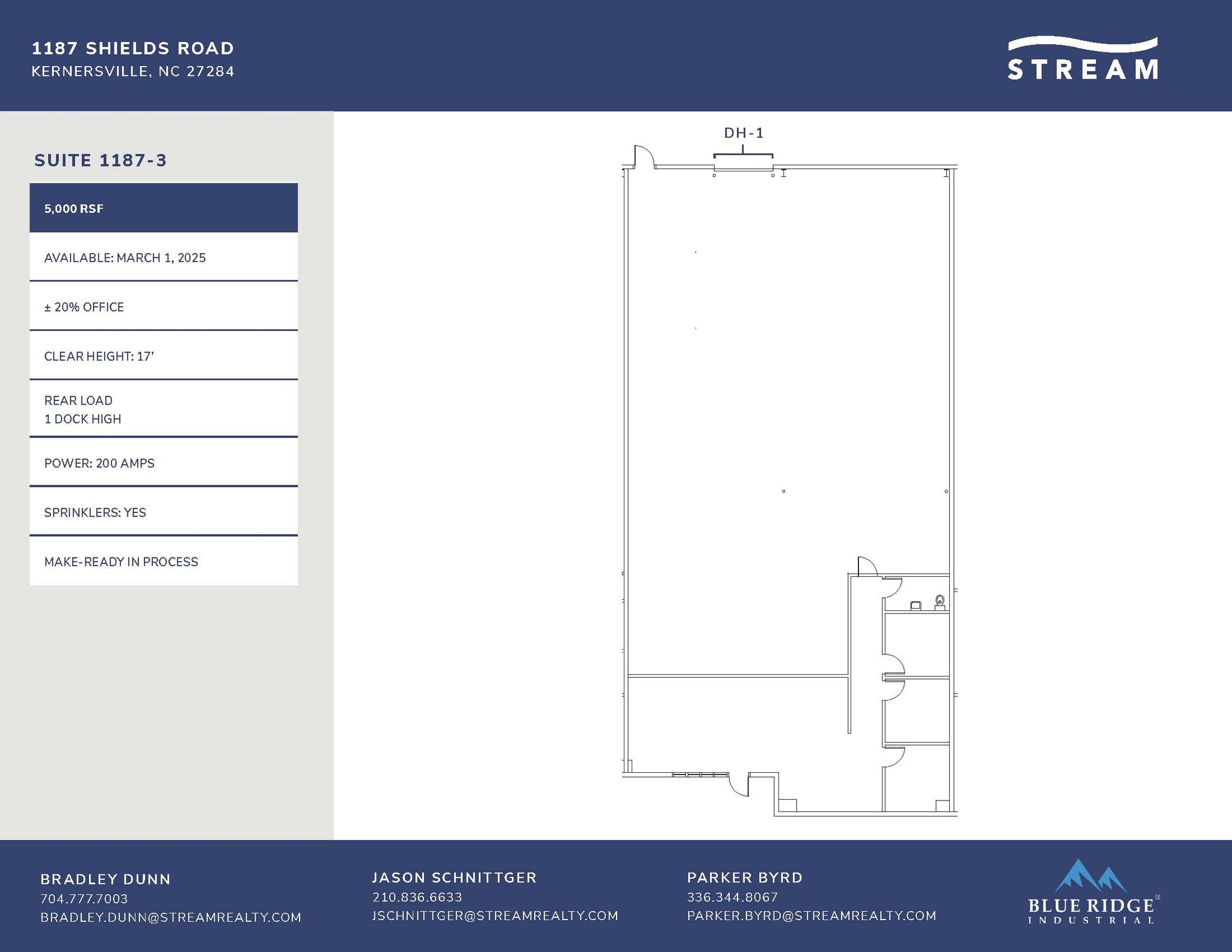 1187 Shields Rd, Kernersville, NC for lease Floor Plan- Image 1 of 1