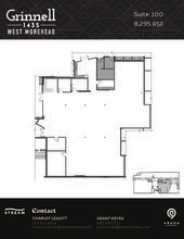 1435 W Morehead St, Charlotte, NC for lease Floor Plan- Image 1 of 2