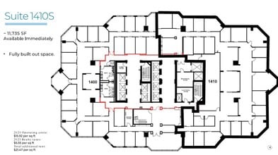 222 3rd Ave SW, Calgary, AB for lease Floor Plan- Image 1 of 1