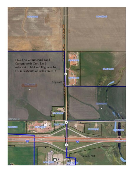 Land in Beach, ND for sale - Site Plan - Image 1 of 9