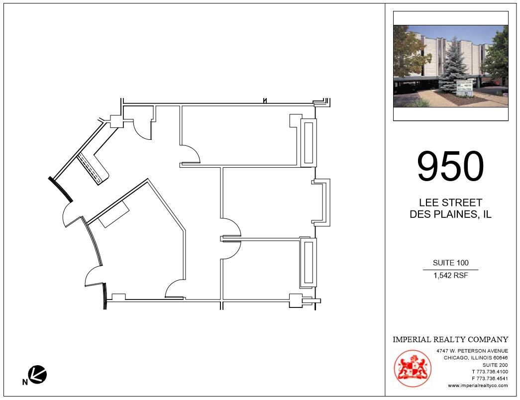 950 Lee St, Des Plaines, IL for lease Floor Plan- Image 1 of 5