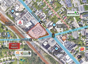 520 Broadway Ave, Bedford, OH - AERIAL map view - Image1