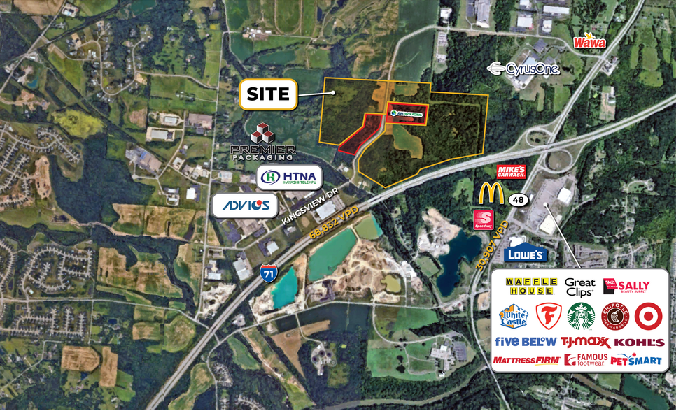 Kingsview Drive, Lebanon, OH for sale - Aerial - Image 2 of 2