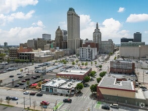314 E 3rd St, Tulsa, OK - AERIAL  map view