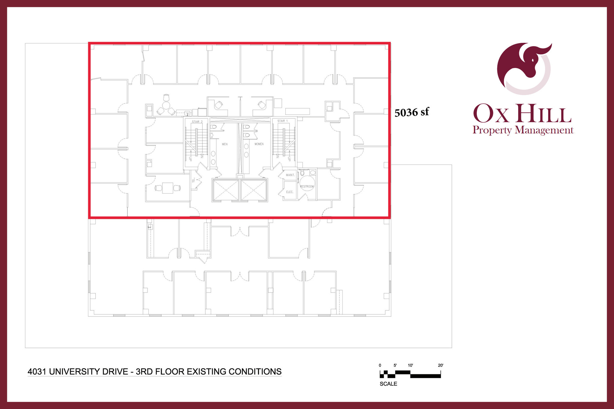 4031 University Dr, Fairfax, VA for lease Floor Plan- Image 1 of 1