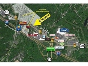 3533 Route 611, Bartonsville, PA - AERIAL  map view