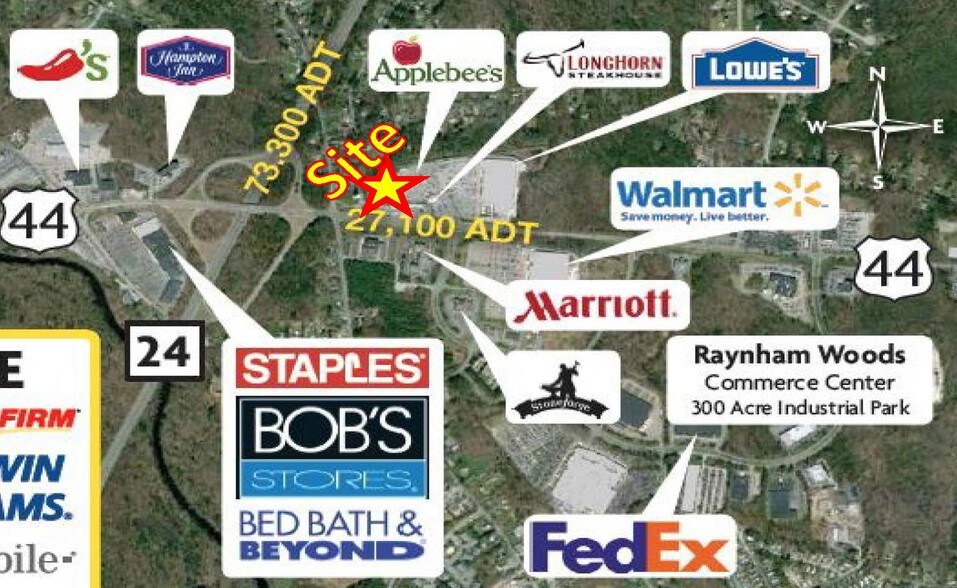 778 New State Hwy, Raynham, MA for sale - Aerial - Image 1 of 1