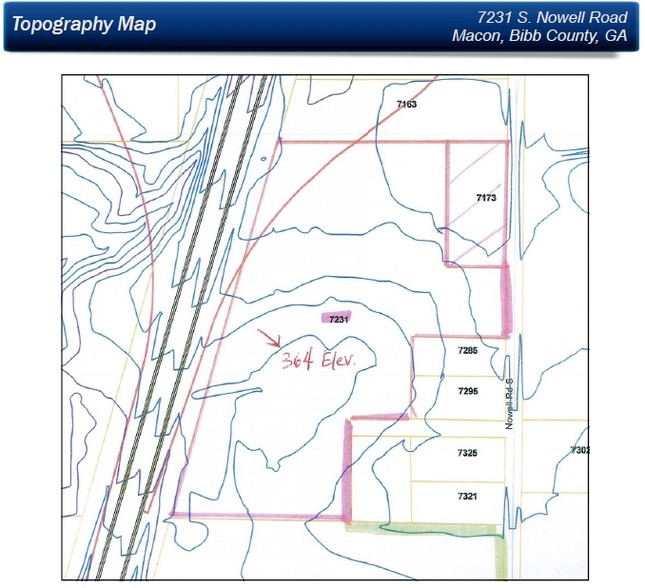 7231 S Nowell Rd, Macon-Bibb, GA for sale - Aerial - Image 2 of 2