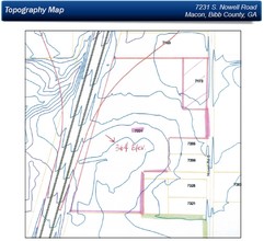 7231 S Nowell Rd, Macon-Bibb, GA - aerial  map view