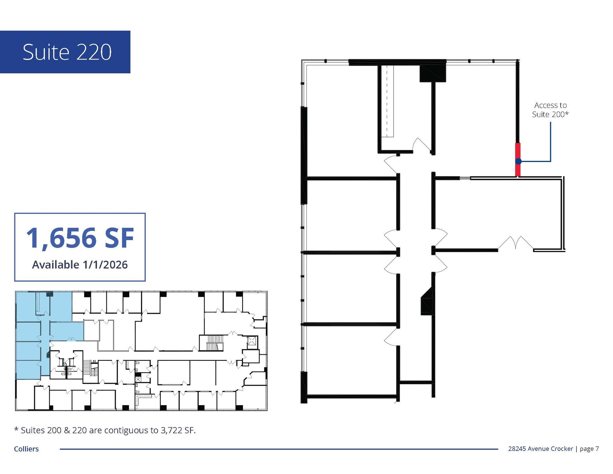 28245 Avenue Crocker, Valencia, CA for lease Floor Plan- Image 1 of 2