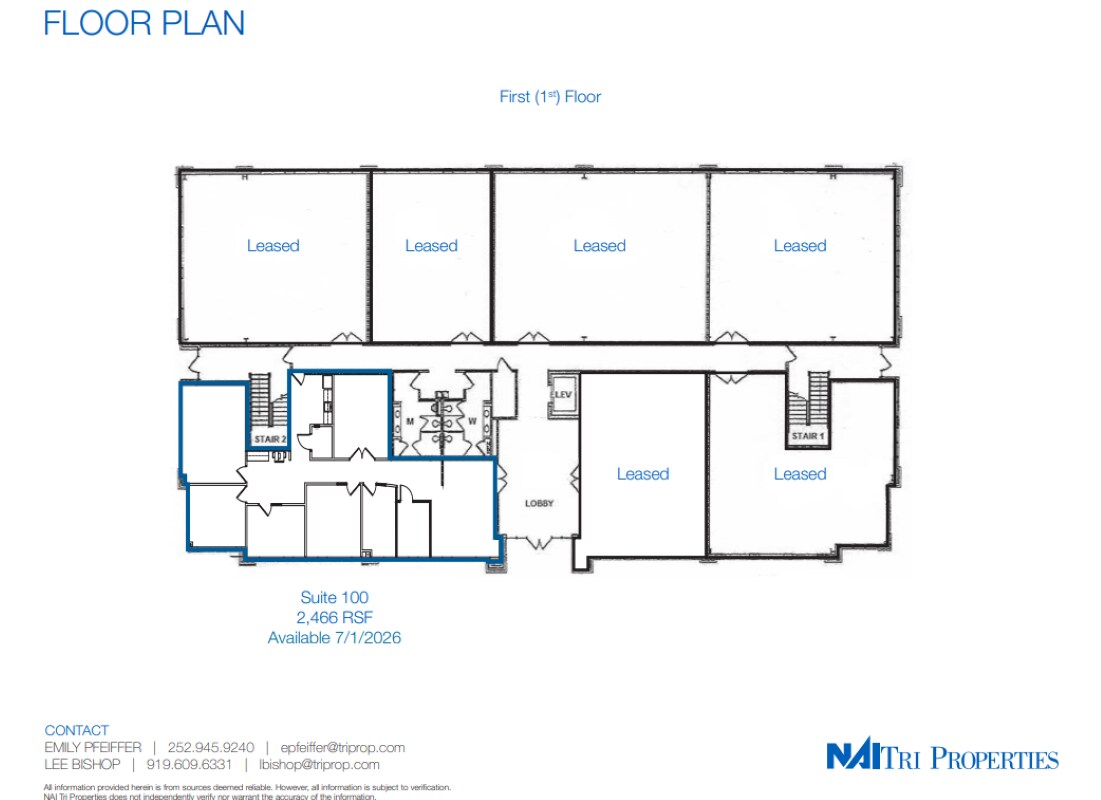 6500 Creedmoor Rd, Raleigh, NC for lease Floor Plan- Image 1 of 1