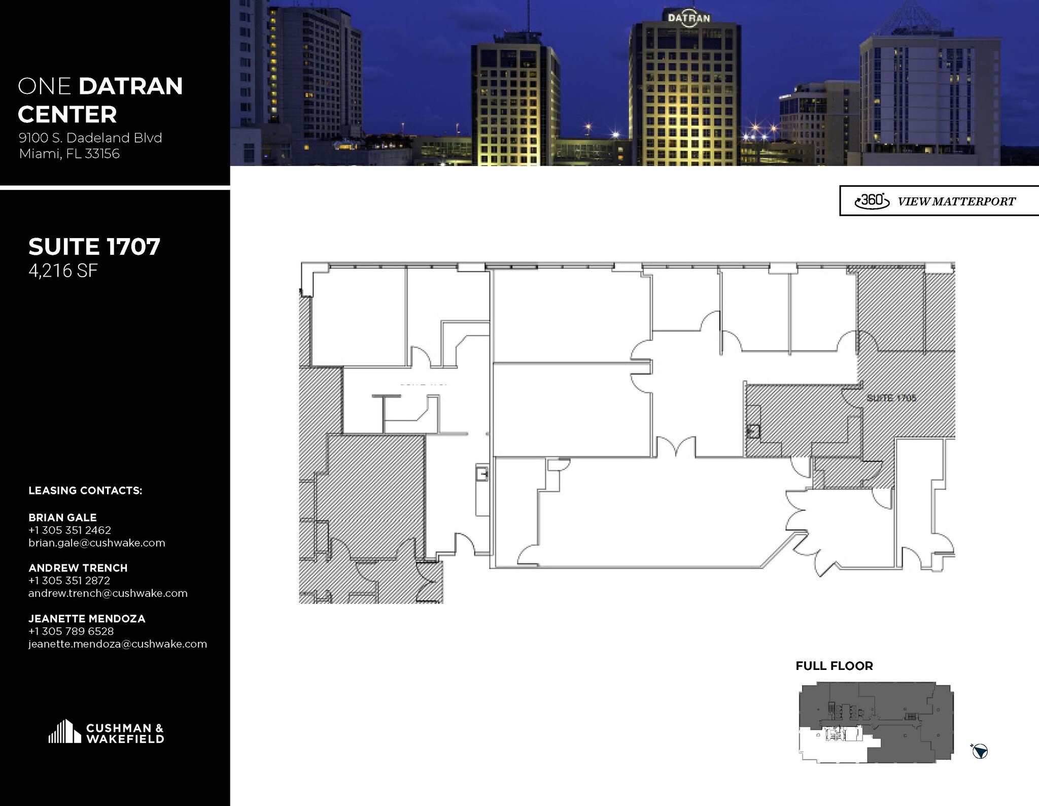 9130 S Dadeland Blvd, Miami, FL for lease Floor Plan- Image 1 of 1