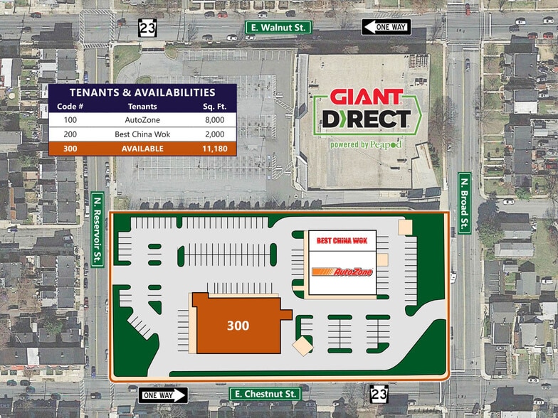 825 E Chestnut St, Lancaster, PA for lease - Site Plan - Image 3 of 10