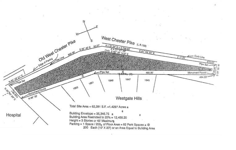 1950 West Chester Pike, Havertown, PA for sale Site Plan- Image 1 of 2