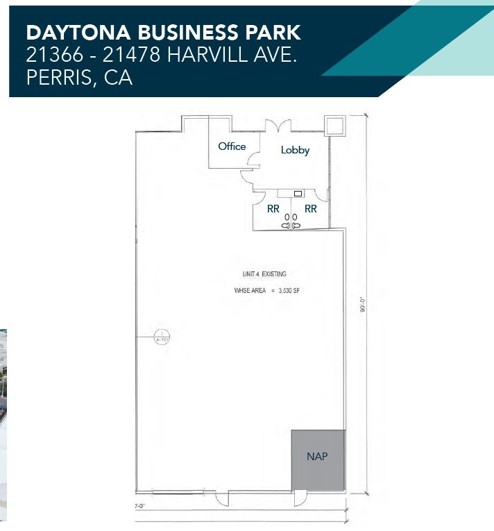 21398 Harvill Ave, Perris, CA for lease Floor Plan- Image 1 of 1