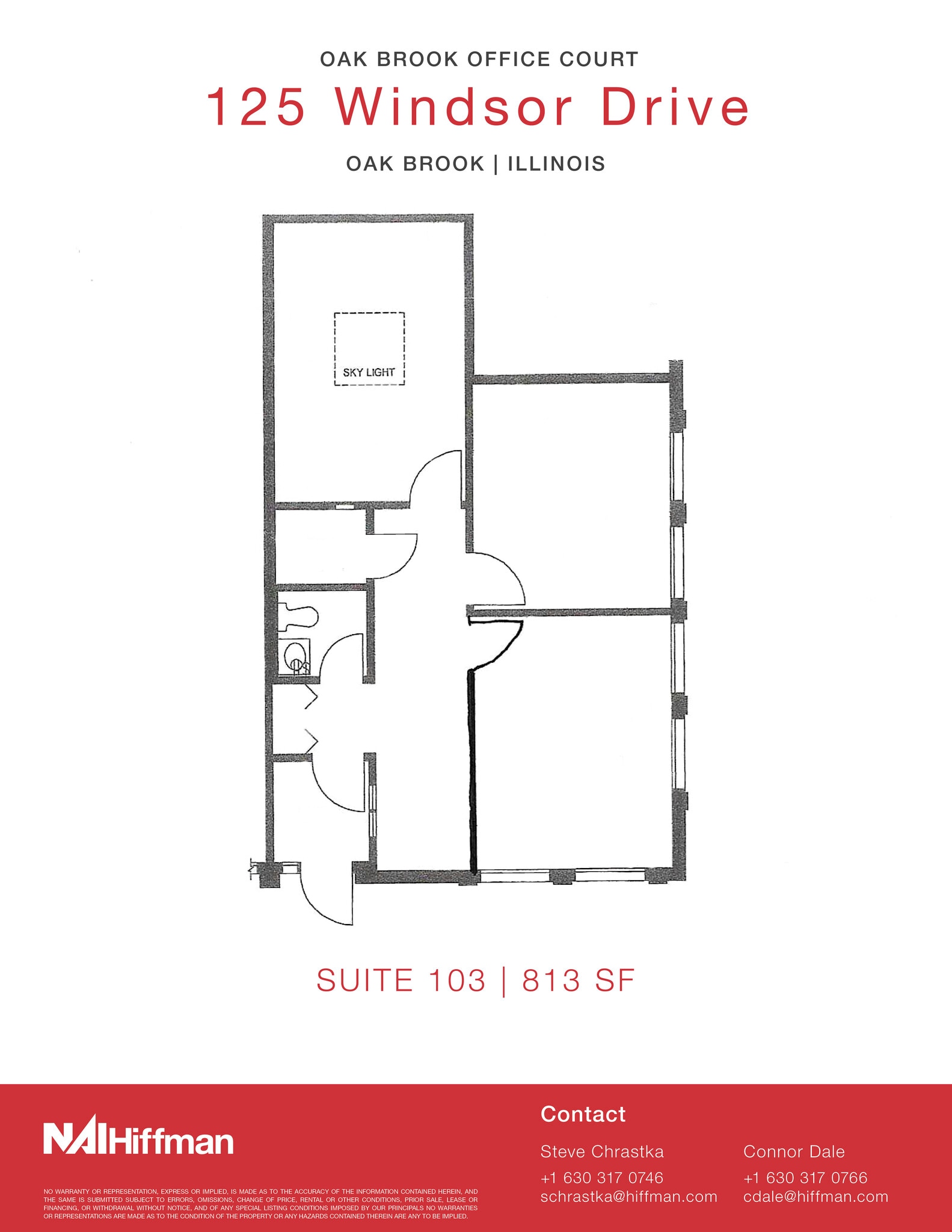 125 Windsor Dr, Oak Brook, IL for lease Floor Plan- Image 1 of 1