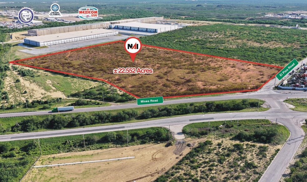 0000 El Pico Rd, Laredo, TX for sale - Aerial - Image 2 of 10