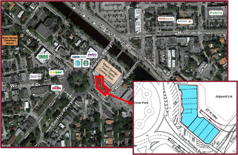 1 S Royal Poinciana Blvd, Miami, FL - aerial  map view