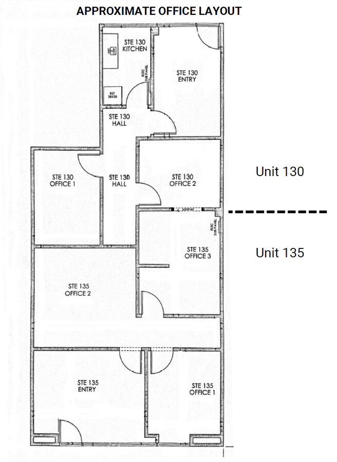 940 Calle Negocio, San Clemente, CA 92673 - Unit 130 -  - Floor Plan - Image 1 of 1