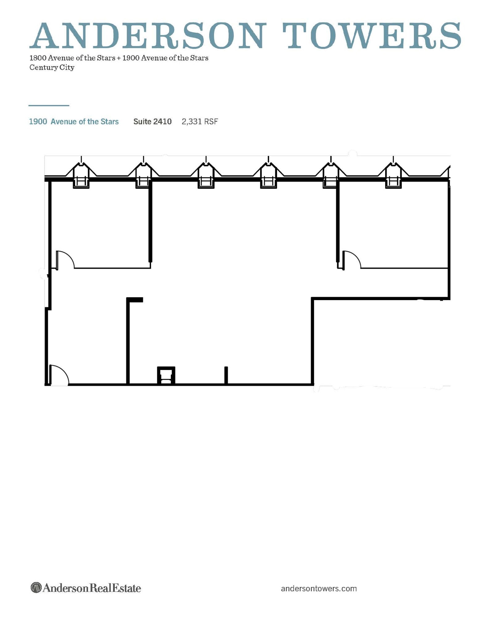 1800 Avenue of the Stars, Los Angeles, CA for lease Floor Plan- Image 1 of 1