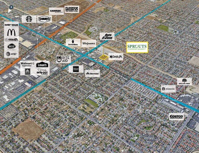 3535 Panama Ln, Bakersfield, CA 93313 New STNL Sprouts Strong Avg