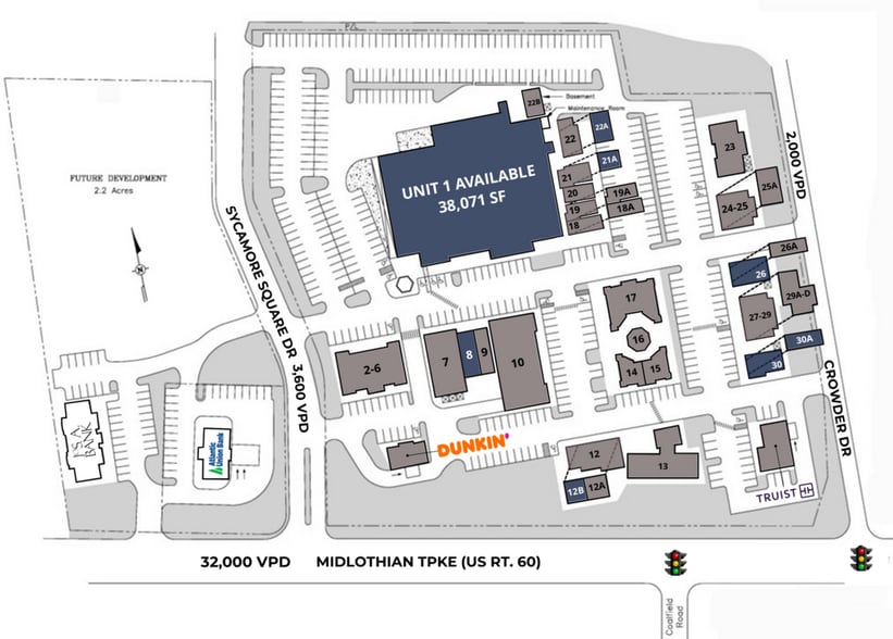 1220 Sycamore Sq, Midlothian, VA for lease - Building Photo - Image 2 of 49