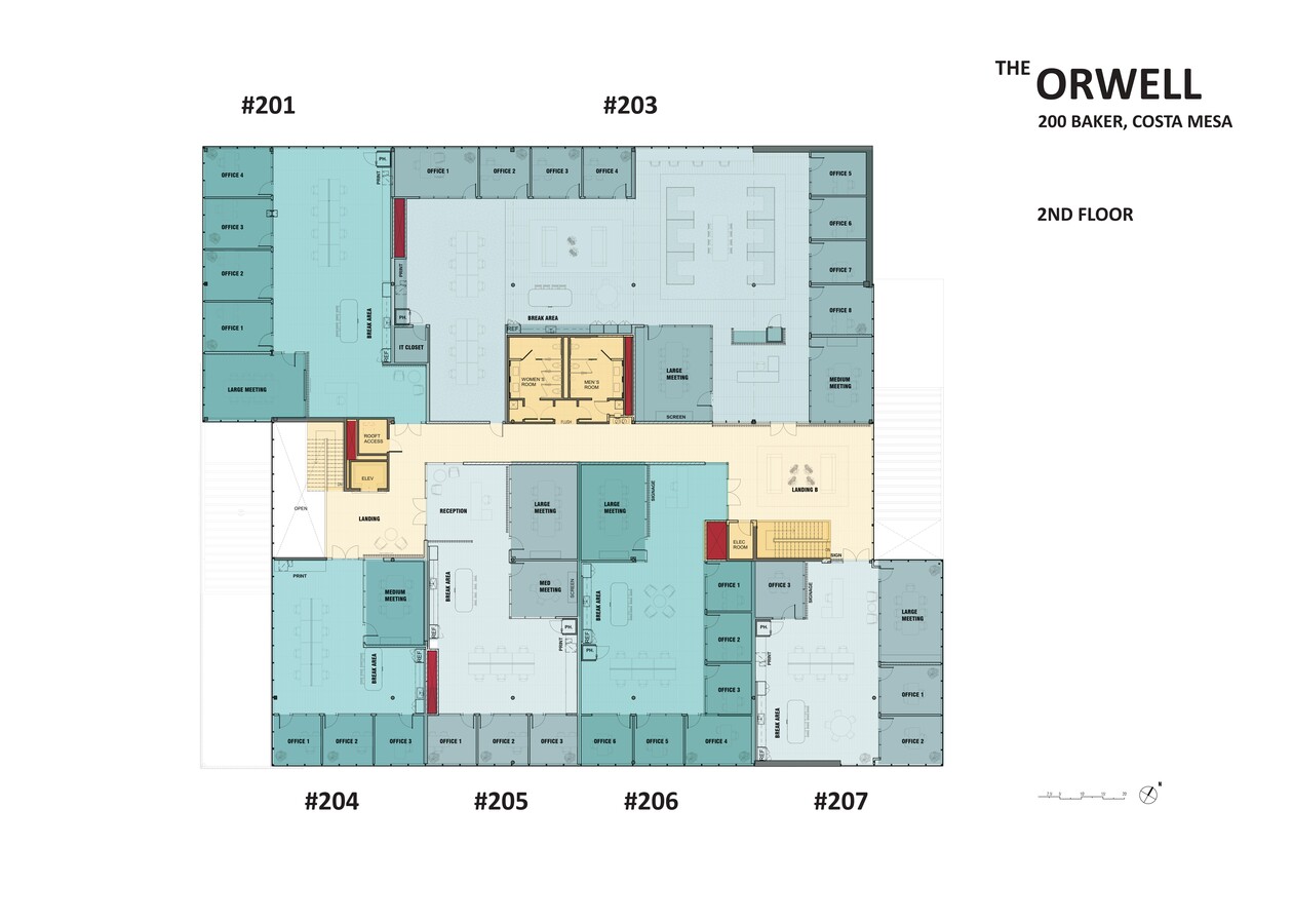 200 E Baker St, Costa Mesa, CA 92626 - Unit 201 -  - Floor Plan - Image 1 of 1