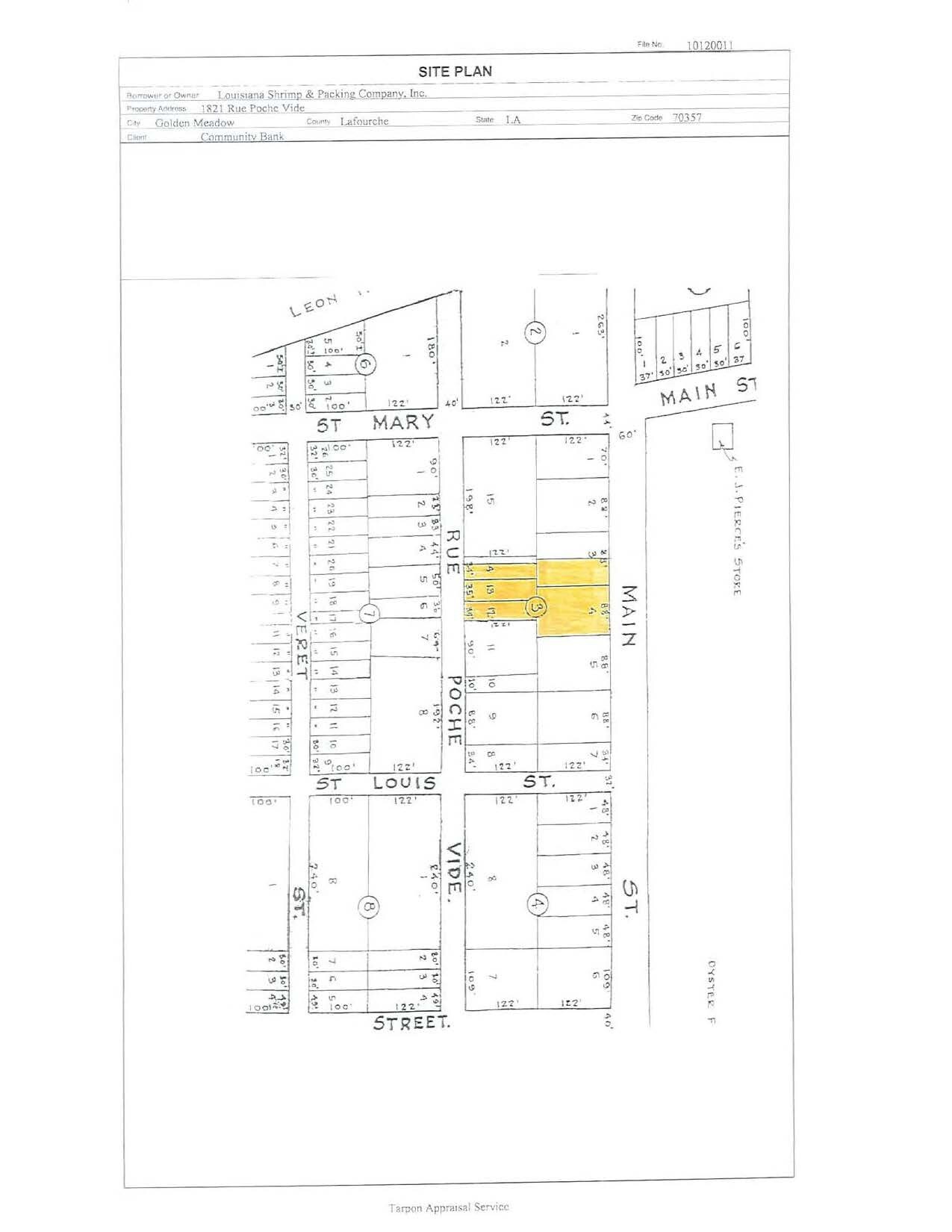 1820 S Bayou Dr, Golden Meadow, LA 70357 .63 Acres on Hwy 1
