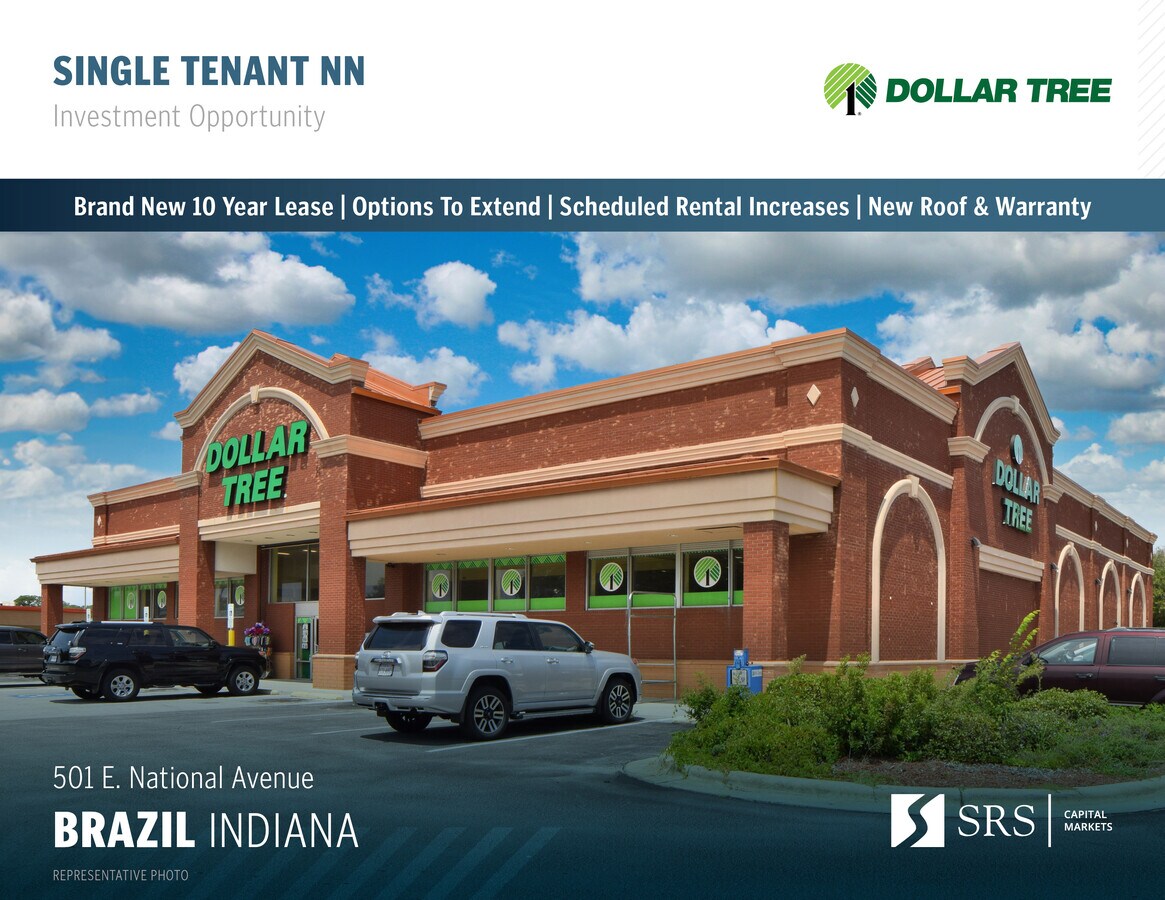 501 E National Ave, Brazil, IN 47834 Dollar Tree New 10yr Corp NN w