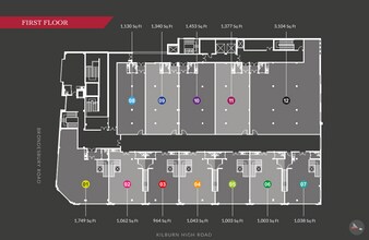 103-119 Kilburn High Road, London Nw6, London for lease Floor Plan- Image 1 of 1