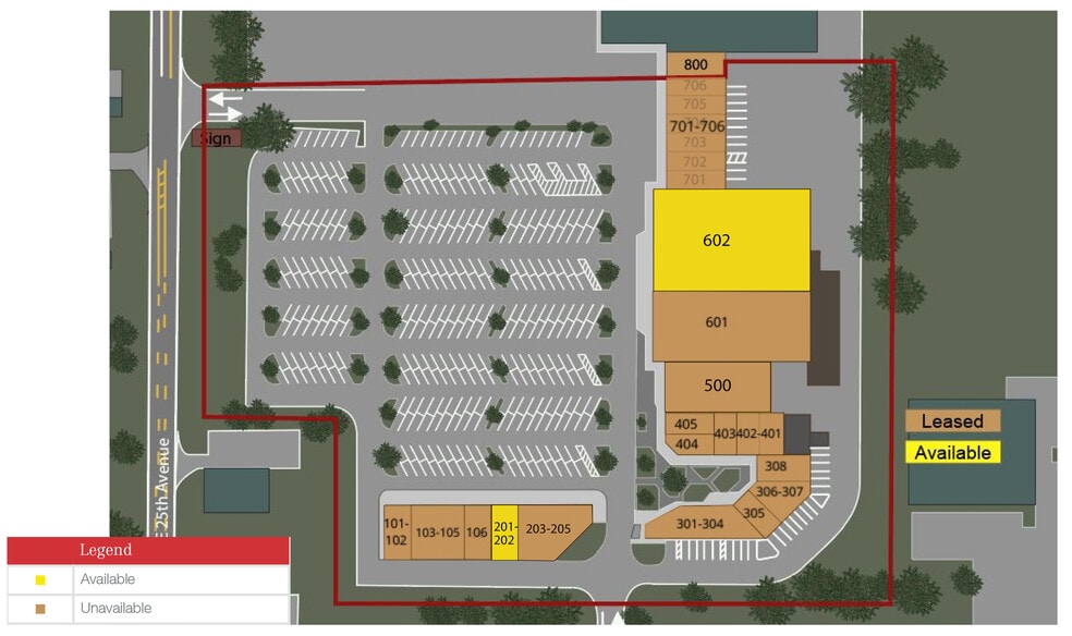1601 NE 25TH Ave, Ocala, FL for lease - Site Plan - Image 2 of 4
