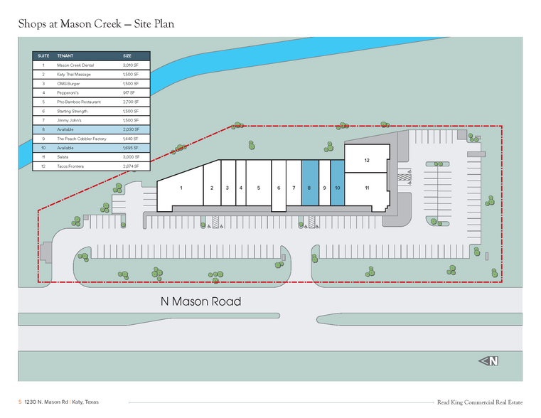 1230 N Mason Rd, Katy, TX for lease - Site Plan - Image 3 of 3