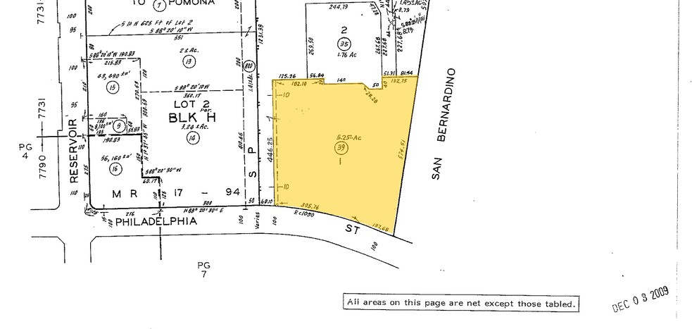 1335 Philadelphia St, Pomona, CA for lease - Plat Map - Image 2 of 8