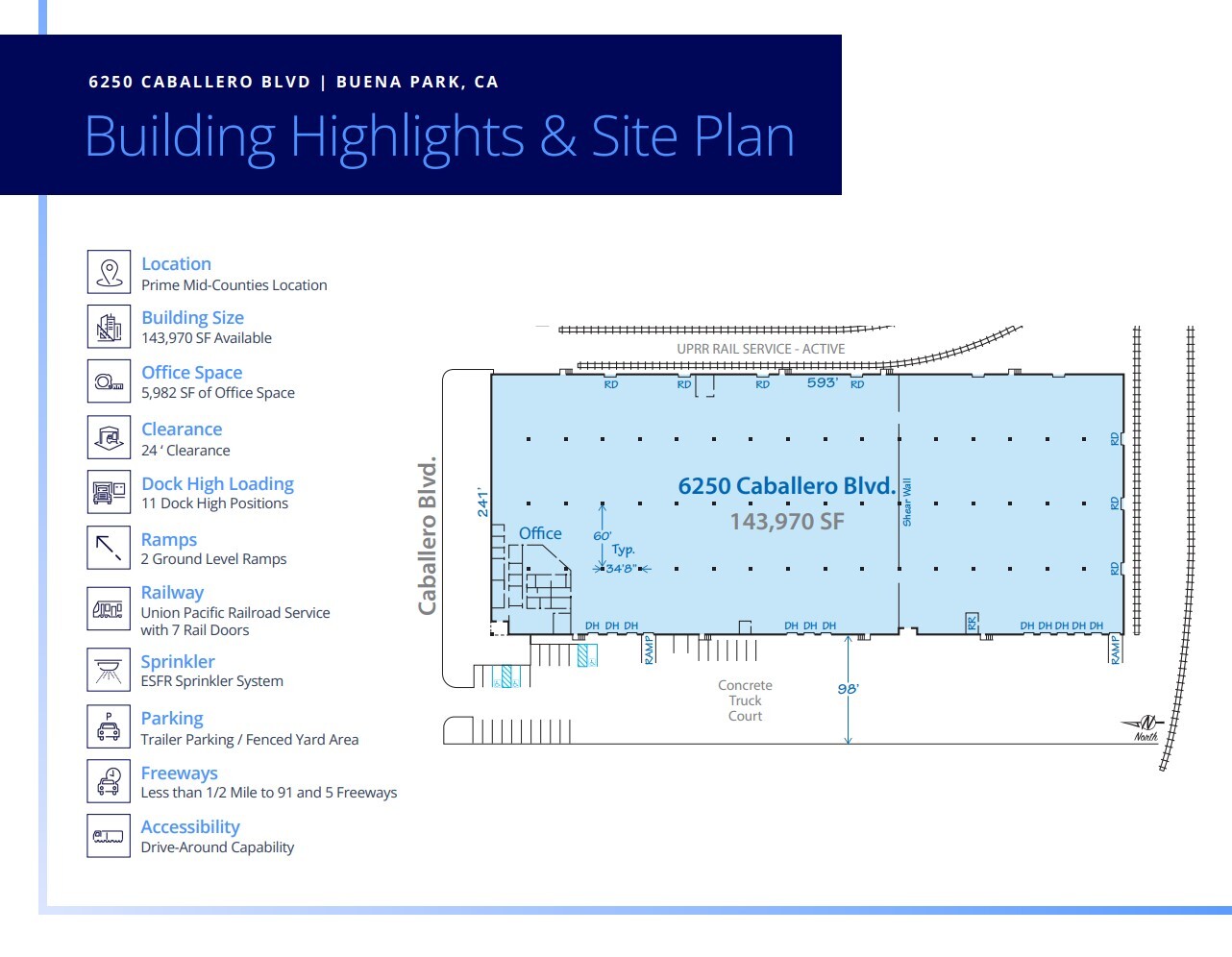 6250 Caballero Blvd, Buena Park, CA for lease Floor Plan- Image 1 of 1