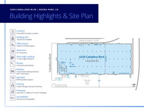 6250 Caballero Blvd, Buena Park, CA for lease Floor Plan- Image 1 of 1