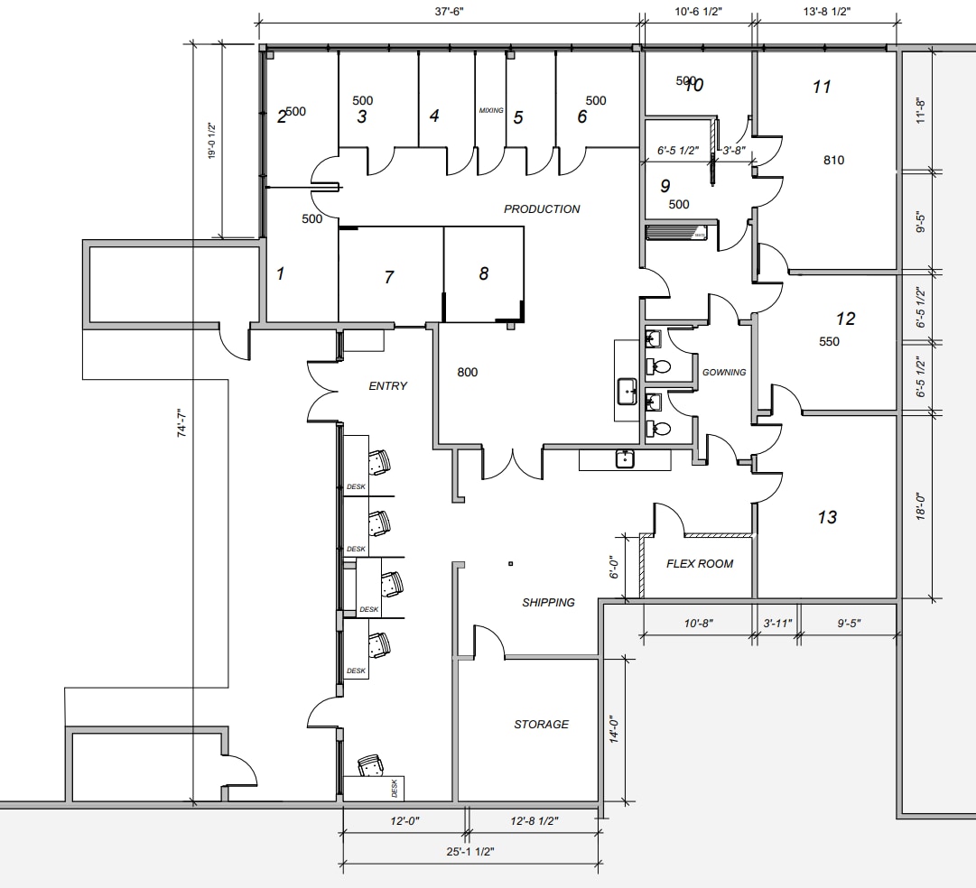 601-621 Discovery St, Victoria, BC for lease Floor Plan- Image 1 of 1