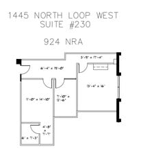 1445 North Loop W, Houston, TX for lease Floor Plan- Image 1 of 1