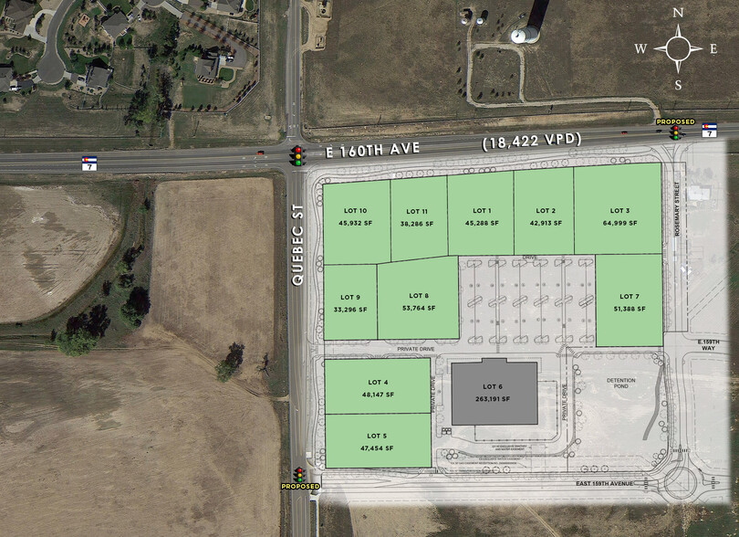 Up to 20 AC at Hwy 7 & Quebec St portfolio of 2 properties for sale on LoopNet.com - Site Plan - Image 1 of 3