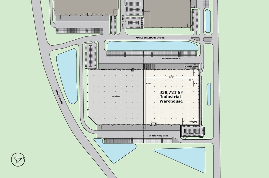 30 Sigle Ln, Dayton, NJ for lease - Site Plan - Image 2 of 5