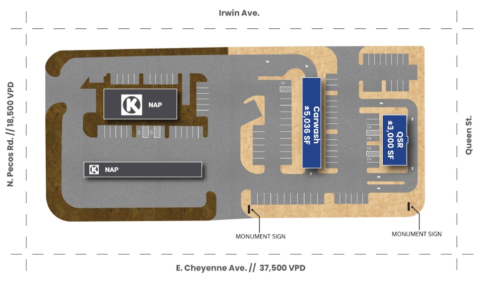 NEC Cheyenne Ave & Pecos Rd, Las Vegas, NV for lease - Site Plan - Image 2 of 5