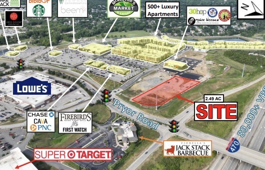 1010 NW Pryor Rd, Lee's Summit, MO for lease - Aerial - Image 3 of 5