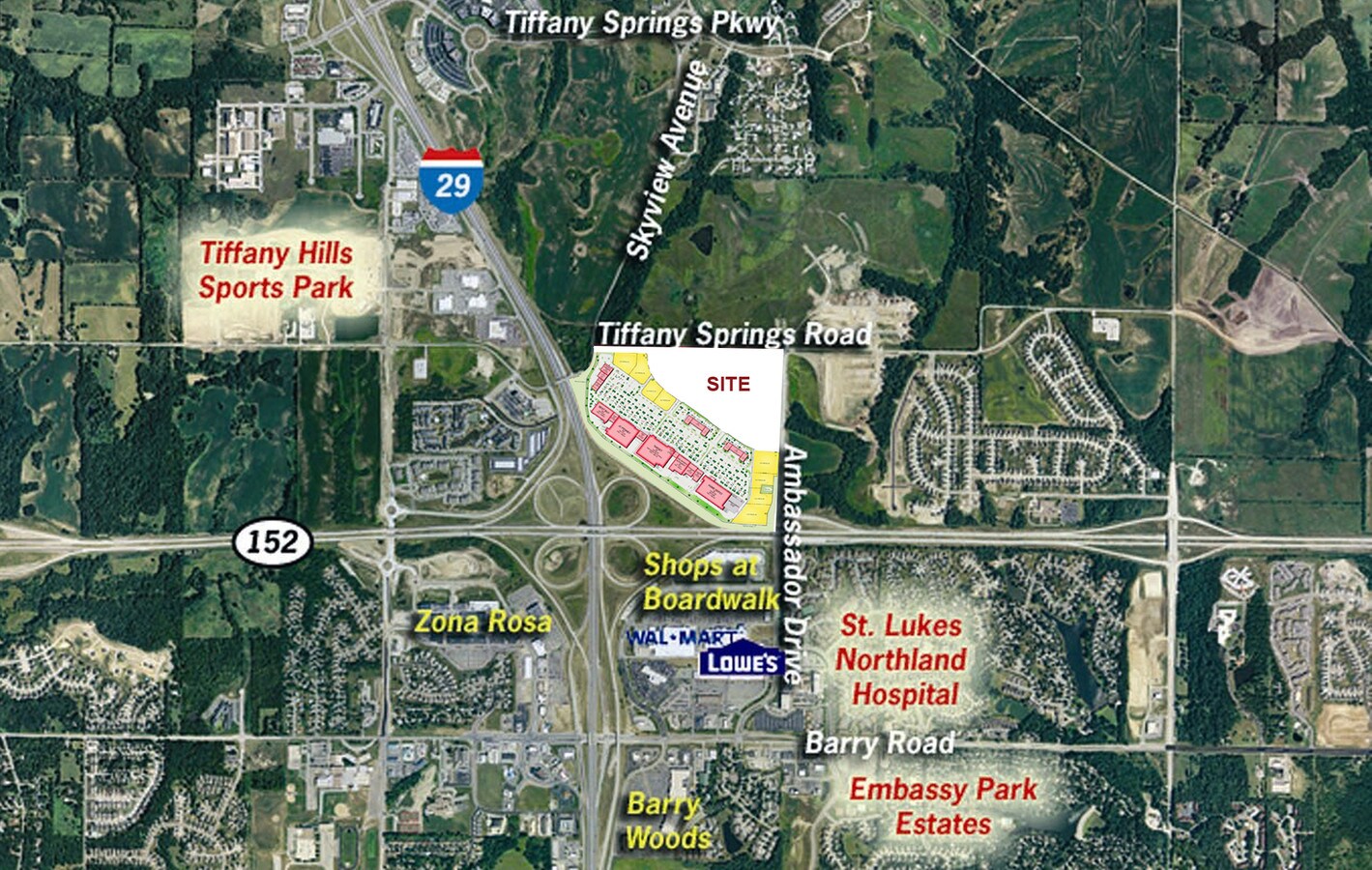 Kansas City Parcel Map Ne I-29 & 152 Hwy, Kansas City, Mo 64154 - Pad Site/Out Parcel 6 | Loopnet