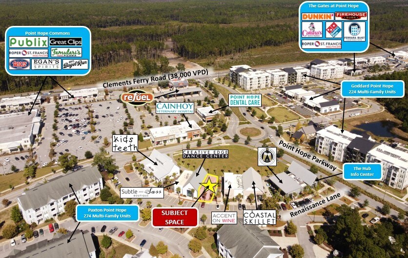 116 Renaissance Ln, Charleston, SC for lease - Aerial - Image 1 of 5
