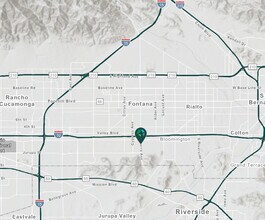 10725 Sierra Ave, Fontana, CA - AERIAL map view