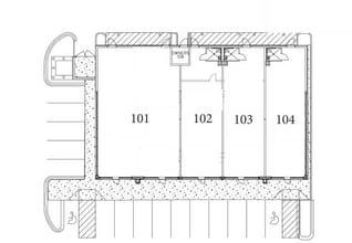 9390-9398 W Ballard Rd, Des Plaines, IL for lease Site Plan- Image 2 of 2