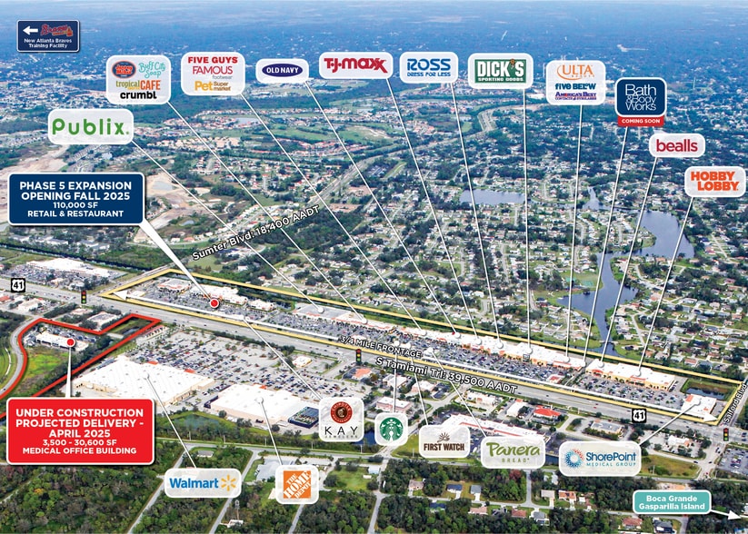 5900 Sumter Blvd, North Port, FL for lease - Aerial - Image 1 of 1